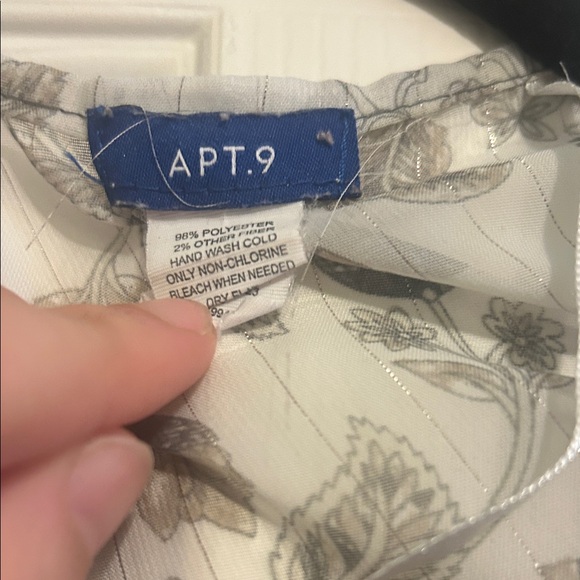 Apt. 9 Gray and Black Floral Kimono - Picture 2 of 5